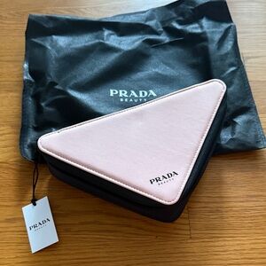 Prada Pink and Black Beauty Pouch